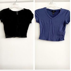 🌻 Bundle- 2 Forever 21 Crop Tops!